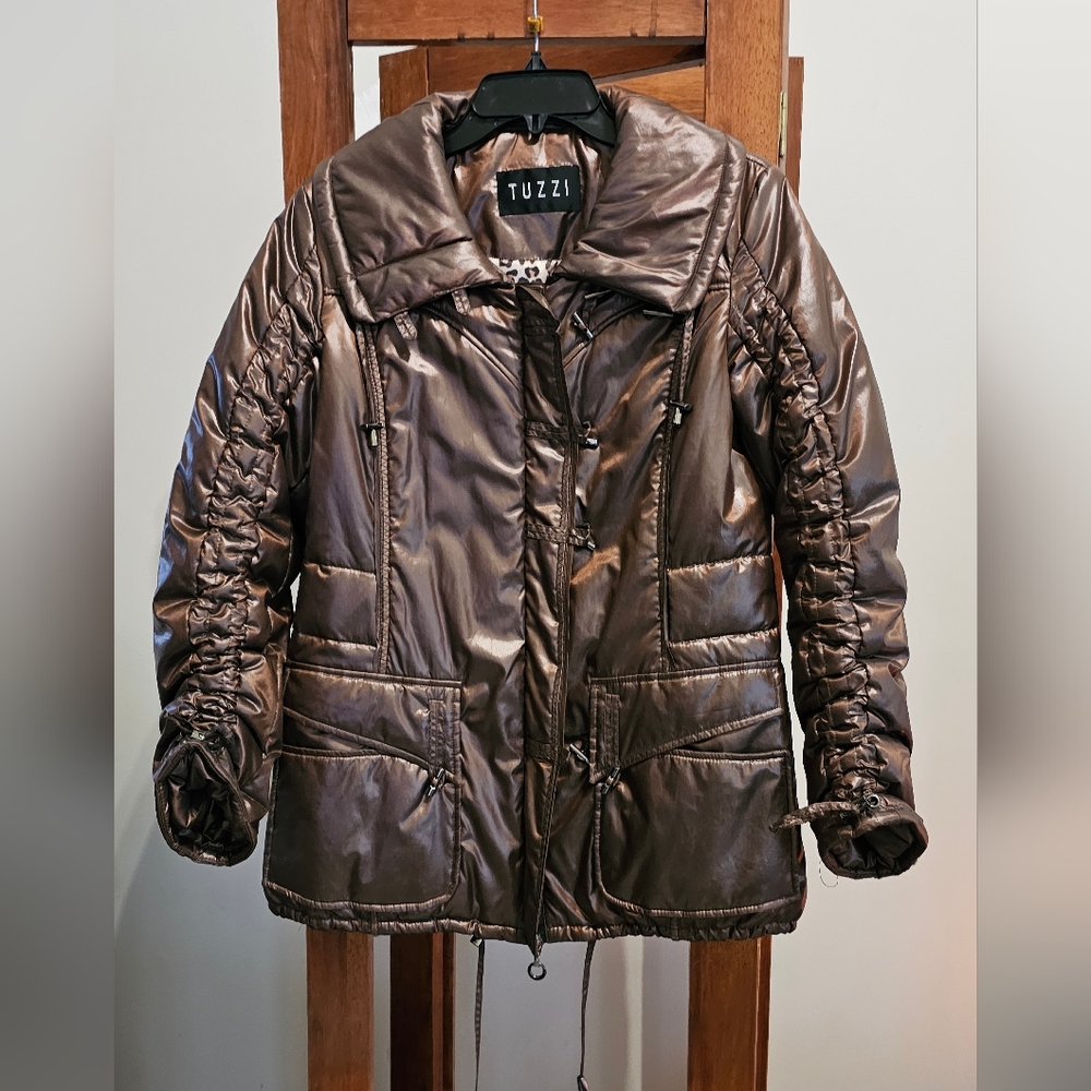 Tuzzi Copper Jacket Puffer size small